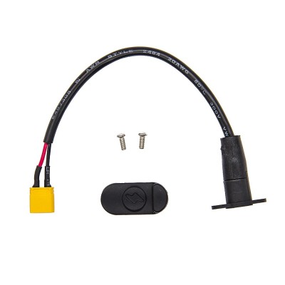 Puerto de carga DC5,5x2,1 para Kukirin G2 Pro con conector XT-30