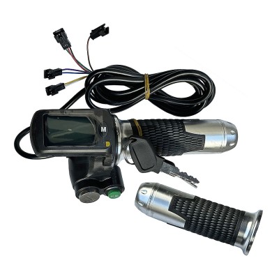 Puño Acelerador con botón de encendido para Patinete Eléctrico 48V (Negro)