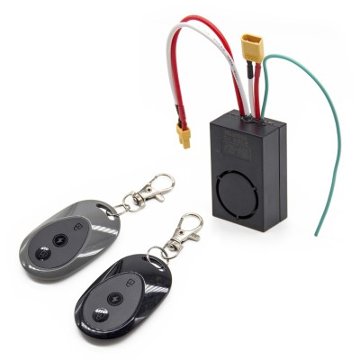 Alarma antirrobo para patinetes y bicicletas eléctricas, 36-55V con control remoto, conector XT30 [CITYNEYE]