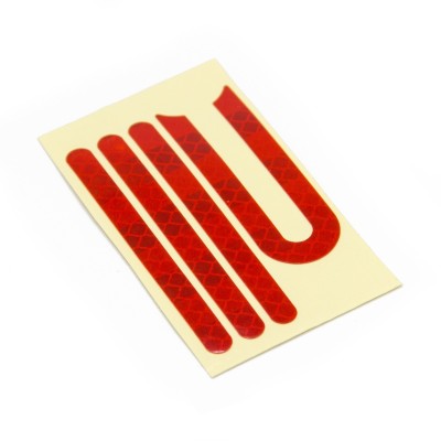 Adhesivo reflectante para catadióptrico Xiaomi (Rojo)