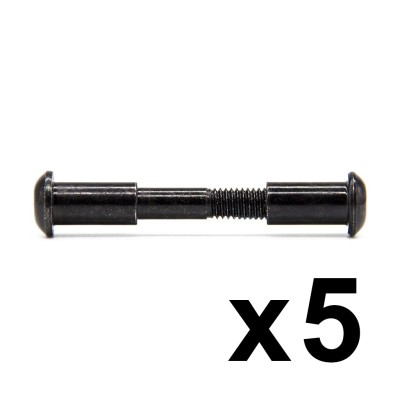 Tornillo Pasador eje de plegado para mástil Xiaomi M365 - 8/M6x50mm (Negro) (5 Uds)