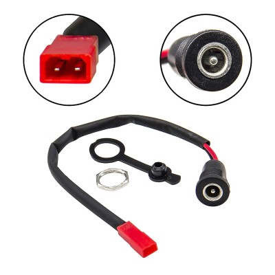 Puerto de carga DC 2.1 Con Tapa. Conector de carga