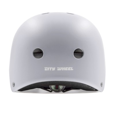 Casco Gris para Scooter, Bicicleta y E-Bike - Talla L  [City Wheel]