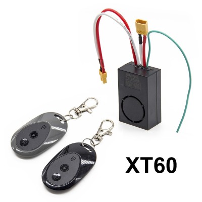 Alarma antirrobo para patinetes y bicicletas eléctricas, 36-55V con control remoto, conector XT60 [CITYNEYE]