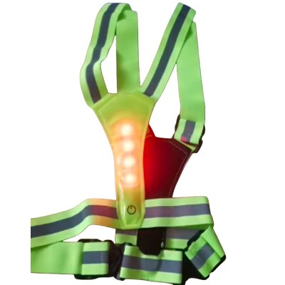 Chaleco de Tirantes Reflectante con luces (Amarillo)