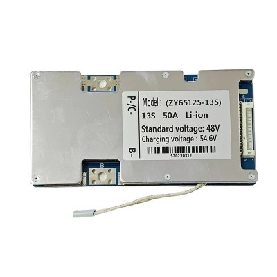 BMS 13S 48V 50A Li-Ion Batería Autobalanceo