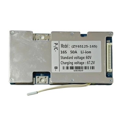 BMS 16S 60V 50A Li-Ion Batería Autobalanceo