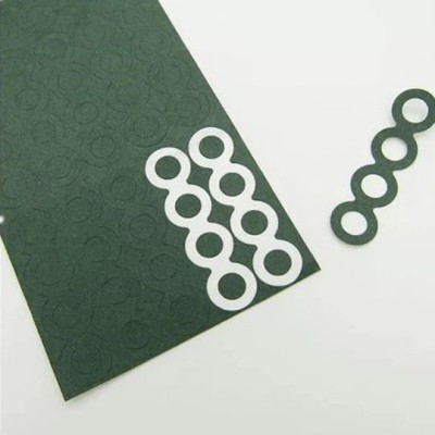 Junta aislamiento positivo 18650. Pack de 10 hojas (800 unidades)