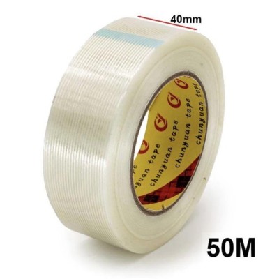 Cinta Adhesiva Fibra De Vidrio 40MM. 50M