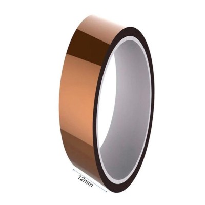 Cinta Adhesiva Kapton 12MM.  33M