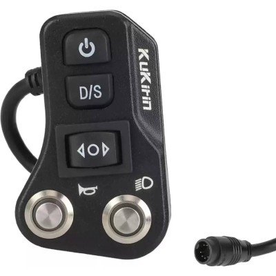 Botonera intermitencia luces y claxon para Kukirin G3 Pro. Nuevo modelo