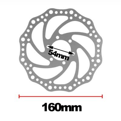 Disco de freno 160mm, 6H