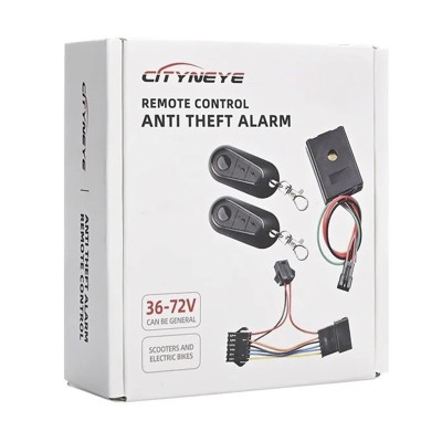 Alarma Antirobo para Patinetes Eléctricos y E-bikes. 36-72V con control remoto