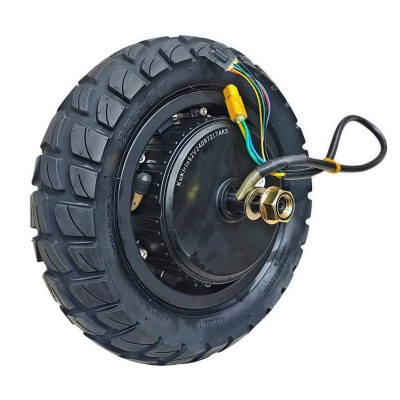 Rueda Motor trasero 52V para Kukirin G2 master. Cable de 45 cm. Neumático 255 x 80 - Negro