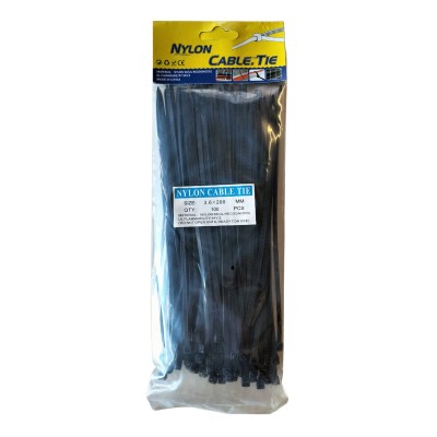 Bridas de Nylon 3.6x200mm (100 pcs)