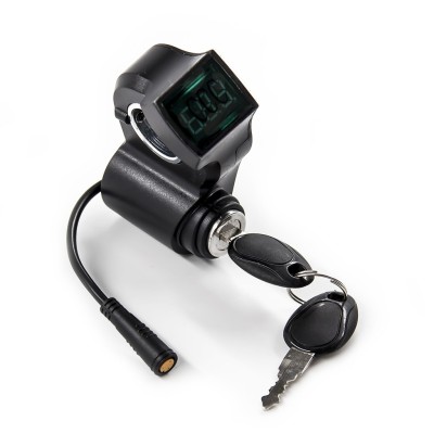 Llave de contacto con voltímetro - Conector Waterproof