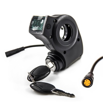 Llave de contacto con voltímetro - Conector Waterproof