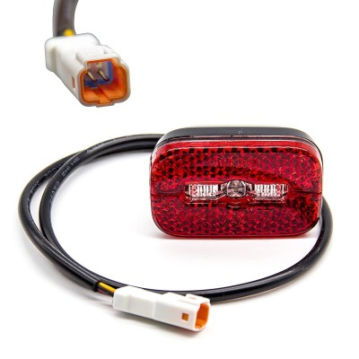 Luz trasera guardabarros para Ecoxtrem Bison / Bogist Urbetter M6 / B-Mov freestyle 5 y similares (5-72V)