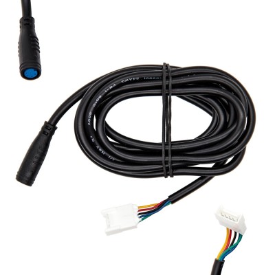 Kit electrónica genérico y Display 36V 16A 350W. Acelerador de pulgar, Cable de comunicación, Faro delantero, Luz de freno