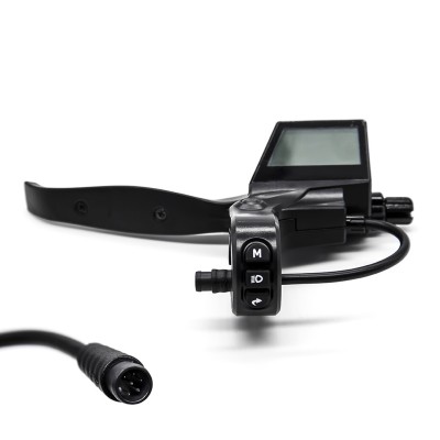 Maneta de freno izquierda con Display para Ecoxtrem-Bison / Bogist Urbetter M6 / B-Mov freestyle 5. Hall y LCD