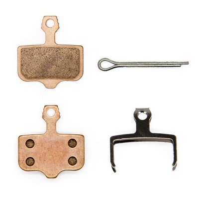 Pastilla de freno M12 de cobre sinterizada rectangular con tetón