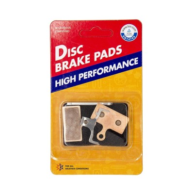 Pastilla de freno M10 de cobre sinterizada rectangular con tetón