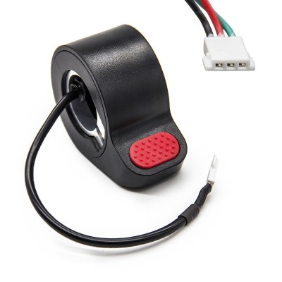 Acelerador para Ninebot Serie, Xiaomi  M365/1S/Essential/Mi3/Pro/Pro2. Conector plano. Pulgar (Rojo)