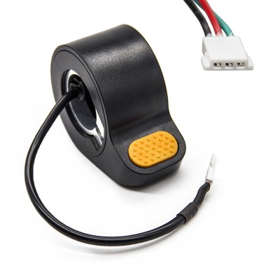 Acelerador para Ninebot Serie, Xiaomi M365/1S/Essential/Mi3/Pro/Pro2. Conector plano. Pulgar (Amarillo) Acelerador para Ninebot Serie, Xiaomi M365/1S/Essential/Mi3/Pro/Pro2. Conector plano. Pulgar (Amarillo)