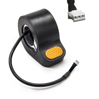 Acelerador para Xiaomi M365/1S/Essential/Mi3/Pro/Pro2, Ninebot Serie F y D. Pulgar (Amarillo)