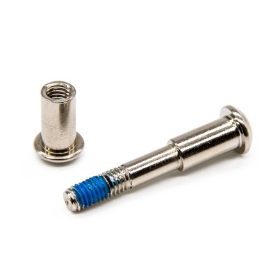 Tornillo Pasador plegable plata para mástil Xiaomi M365 - 8/M6x50mm