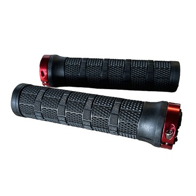Puños de silicona negros con bloqueo (Negro) - 2 uds
