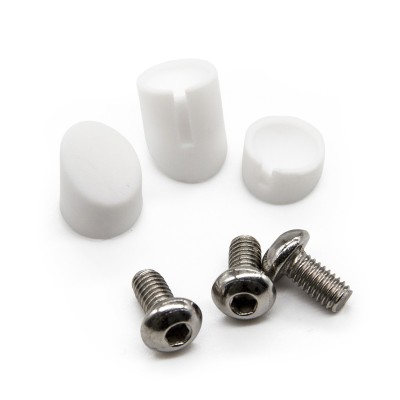 Tapón Goma y Tornillos para Guardabarros trasero GX1.0 Xiaomi (Blanco)